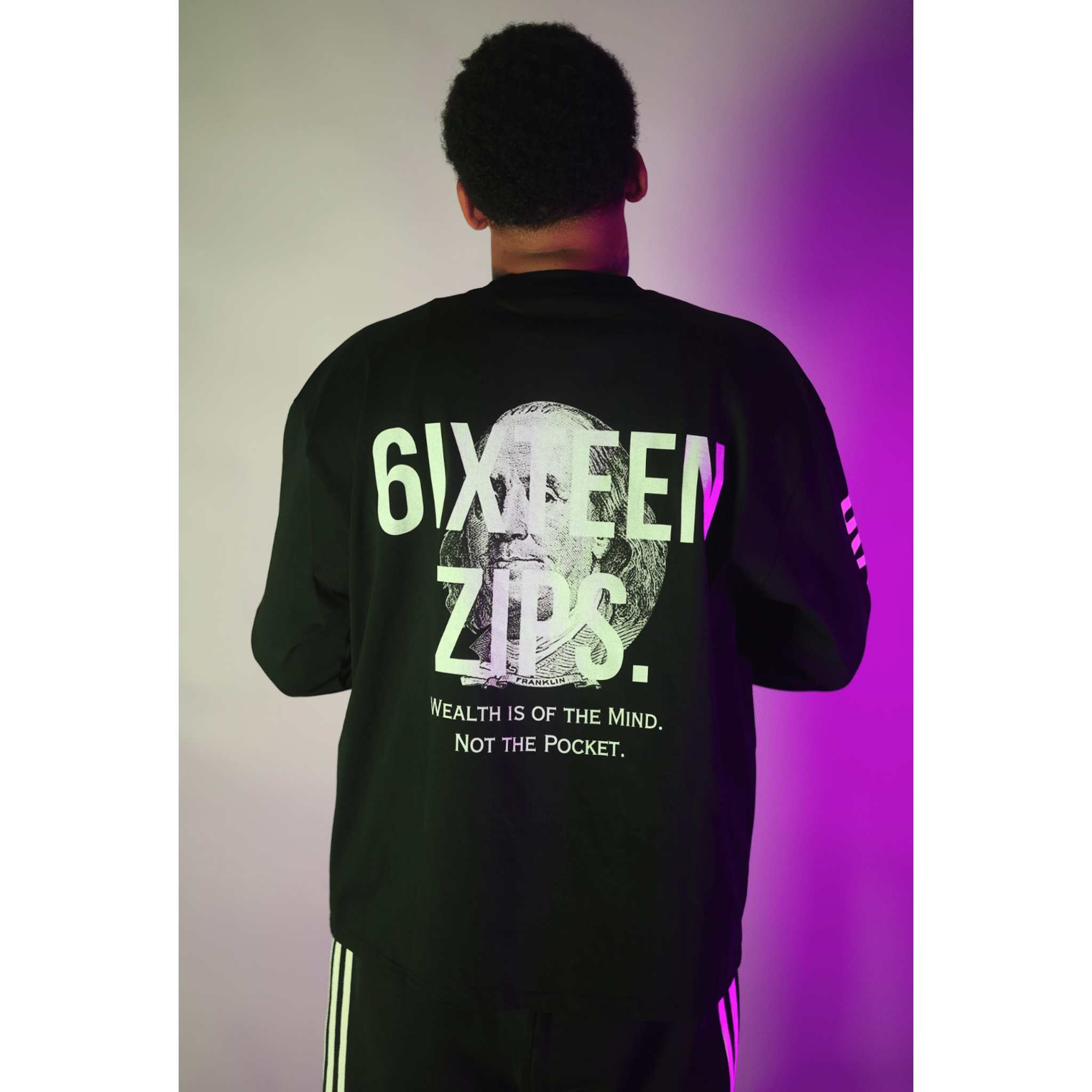 “Ben Frank” Long Sleeve Tshirt - 6IXTEEN Zips