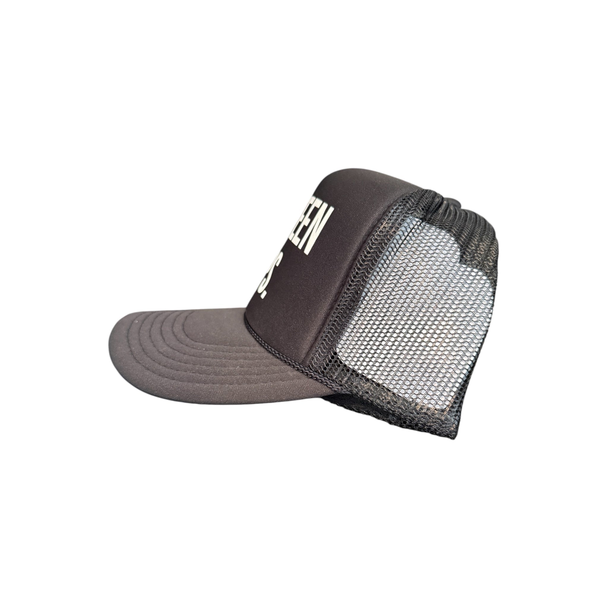 Black “OG Logo” Trucker Hat - 6IXTEEN Zips