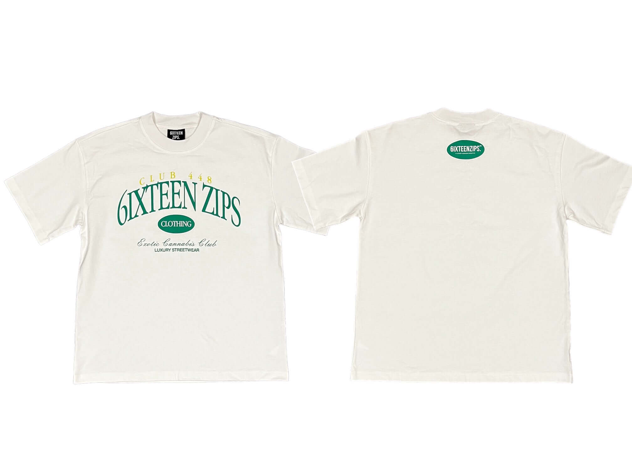 “Club 448” Luxury Heavyweight Tee - 6iXTEEN Zips