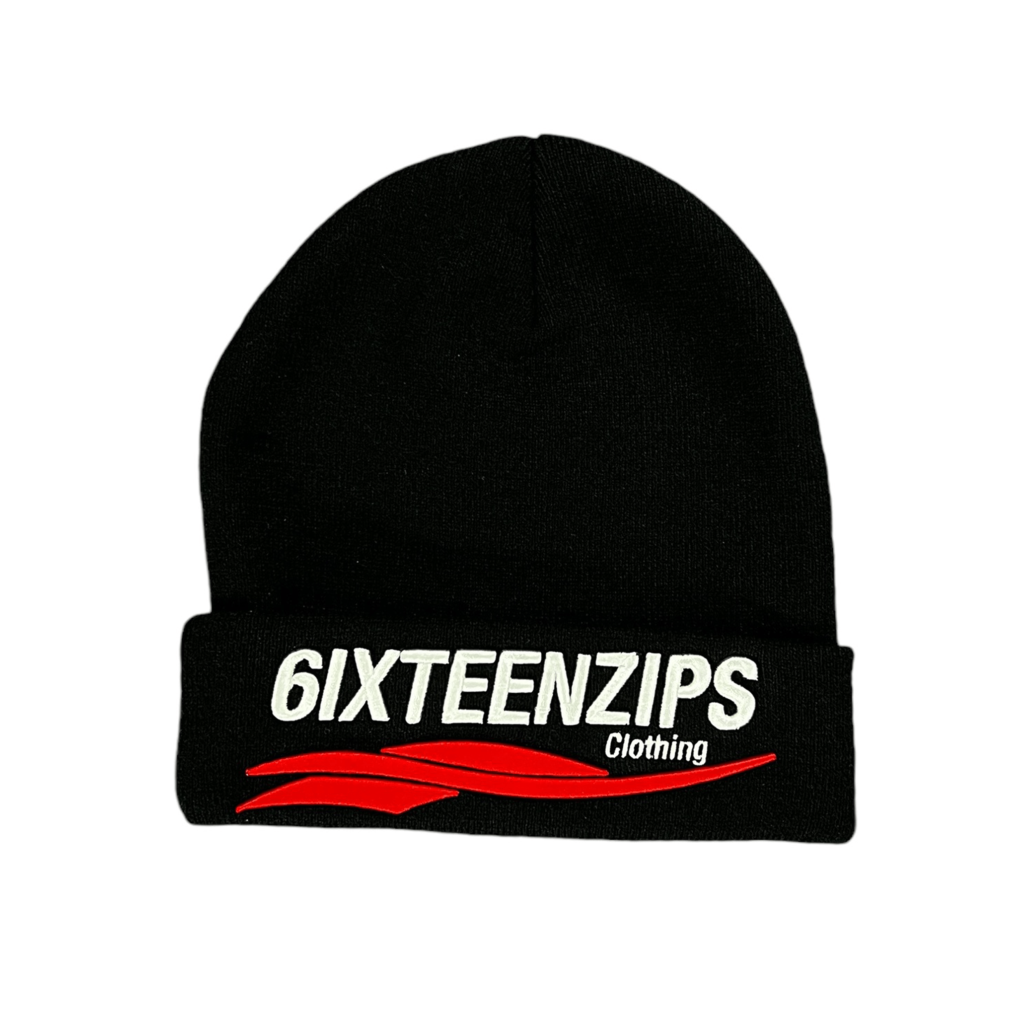 “ECC” 3D Embroidered Beanie - 6IXTEEN Zips