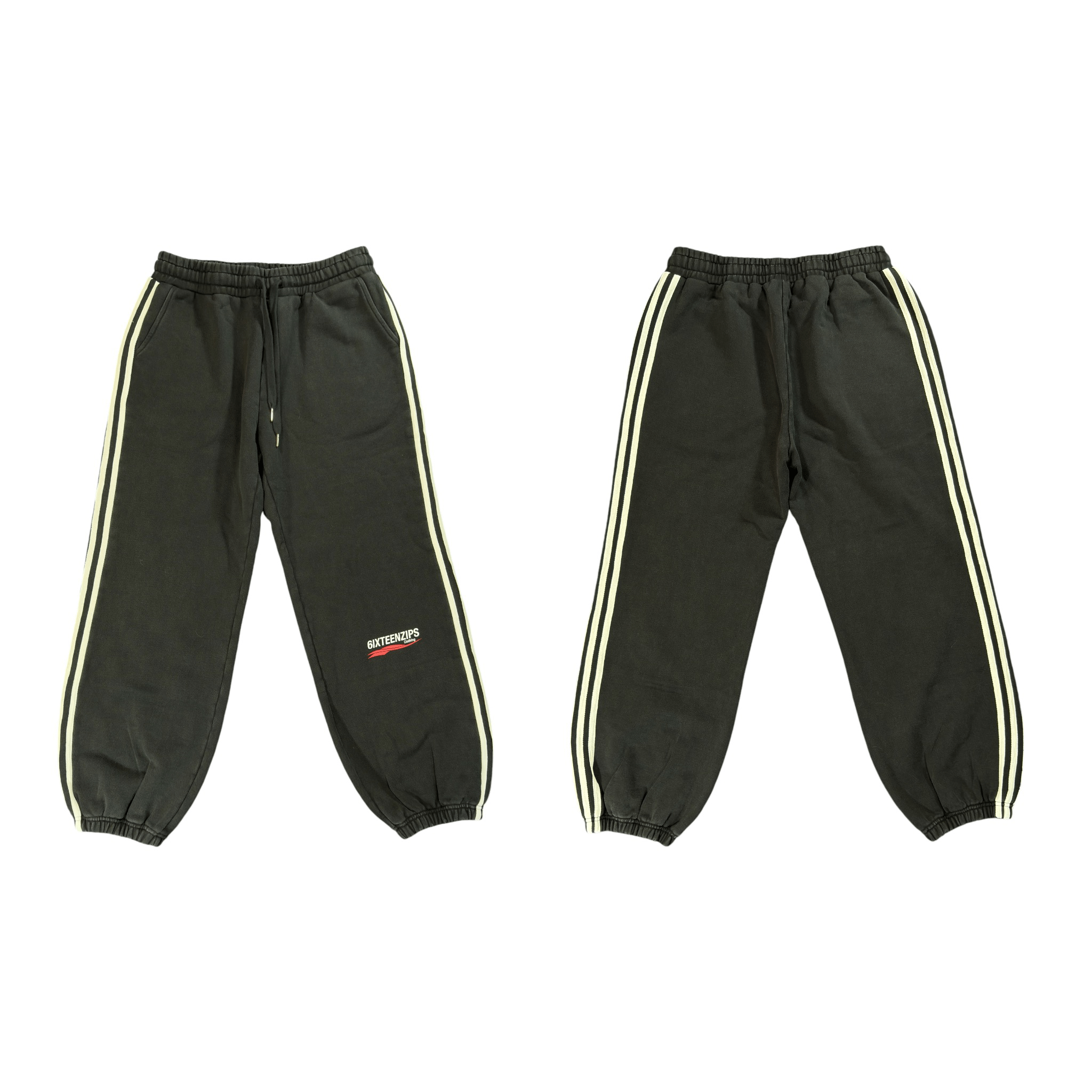 "ECC" Logo Baggy Sweatpants - 6IXTEEN Zips