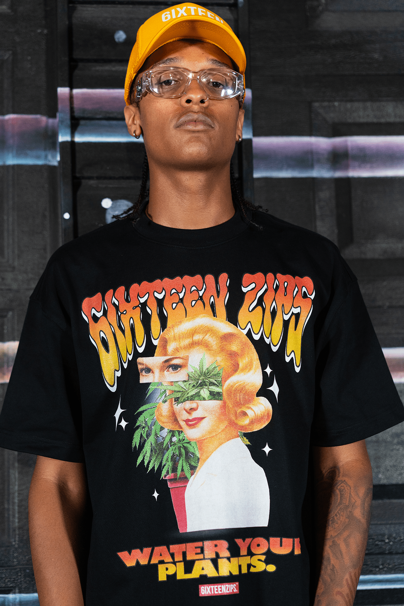 “Water Your Plants” Premium Heavy Weight Boxy Tee - 6IXTEEN Zips