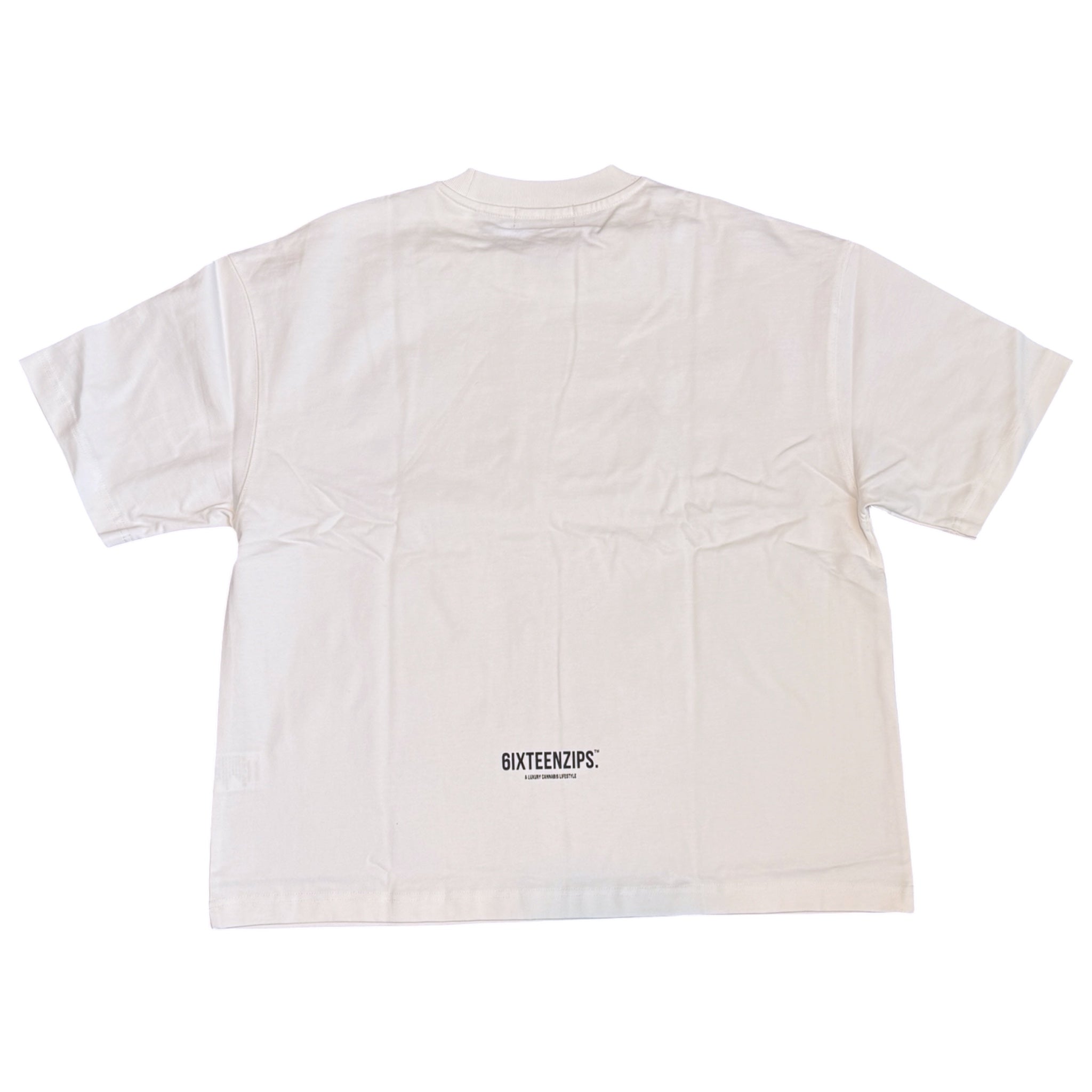 White “Belair” Boxy Premium Heavyweight Tee