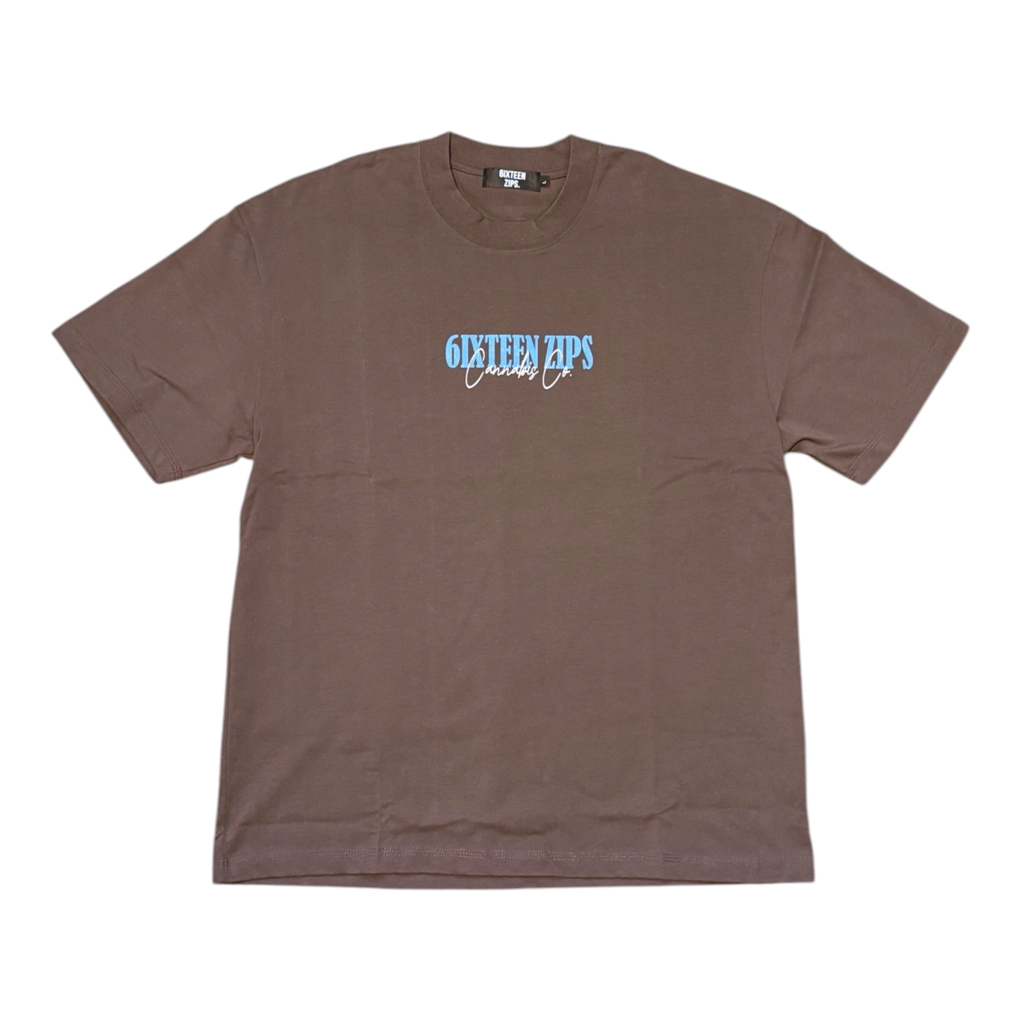 Brown “Show Love” Heavyweight Tee - 6IXTEEN Zips