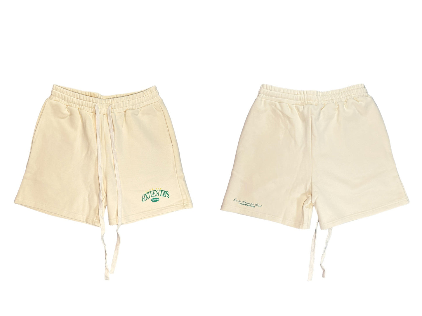 “Club 448” French Terry Shorts - 6iXTEEN Zips