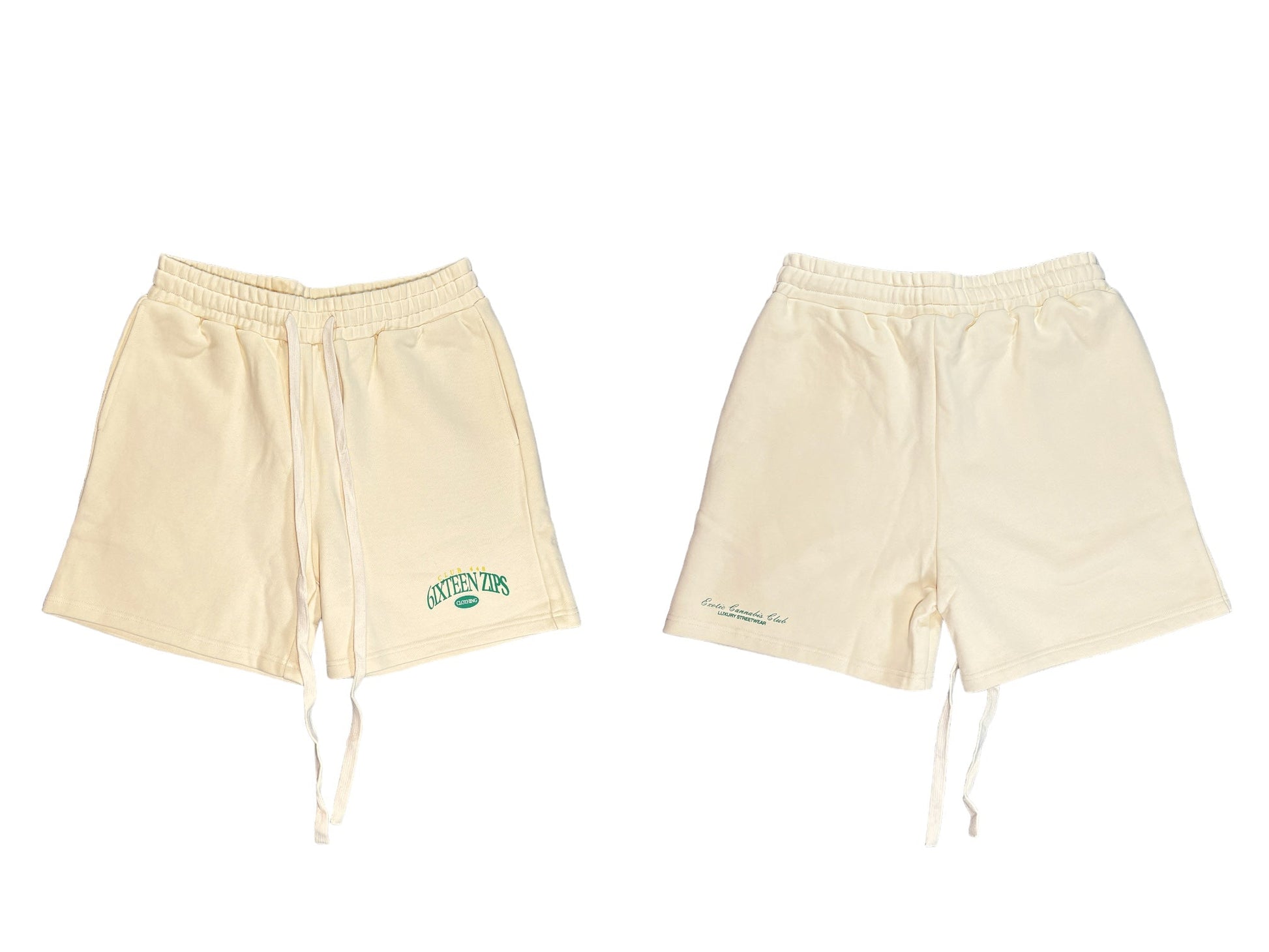 “Club 448” French Terry Shorts - 6iXTEEN Zips