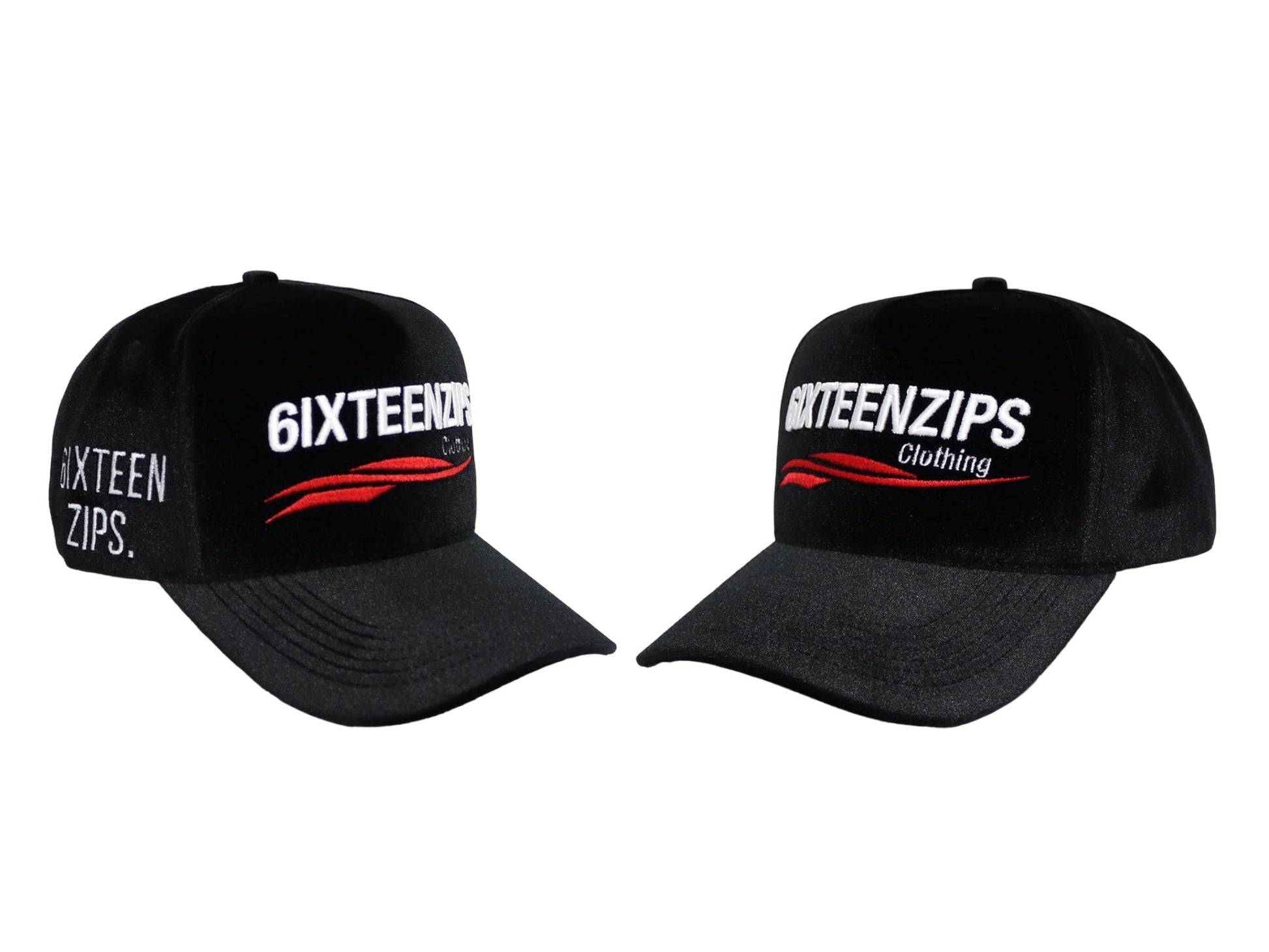 “Exotic Cannabis Club” Black Velvet Trucker Hat - 6iXTEEN Zips