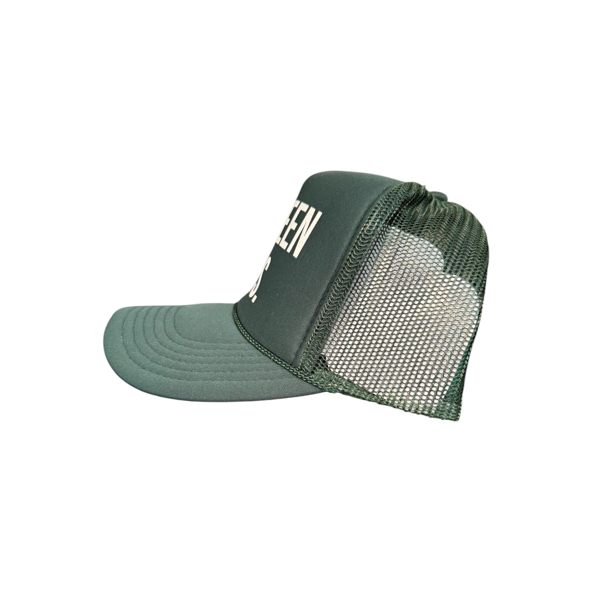 Forest Green “OG Logo” Trucker Hat - 6IXTEEN Zips