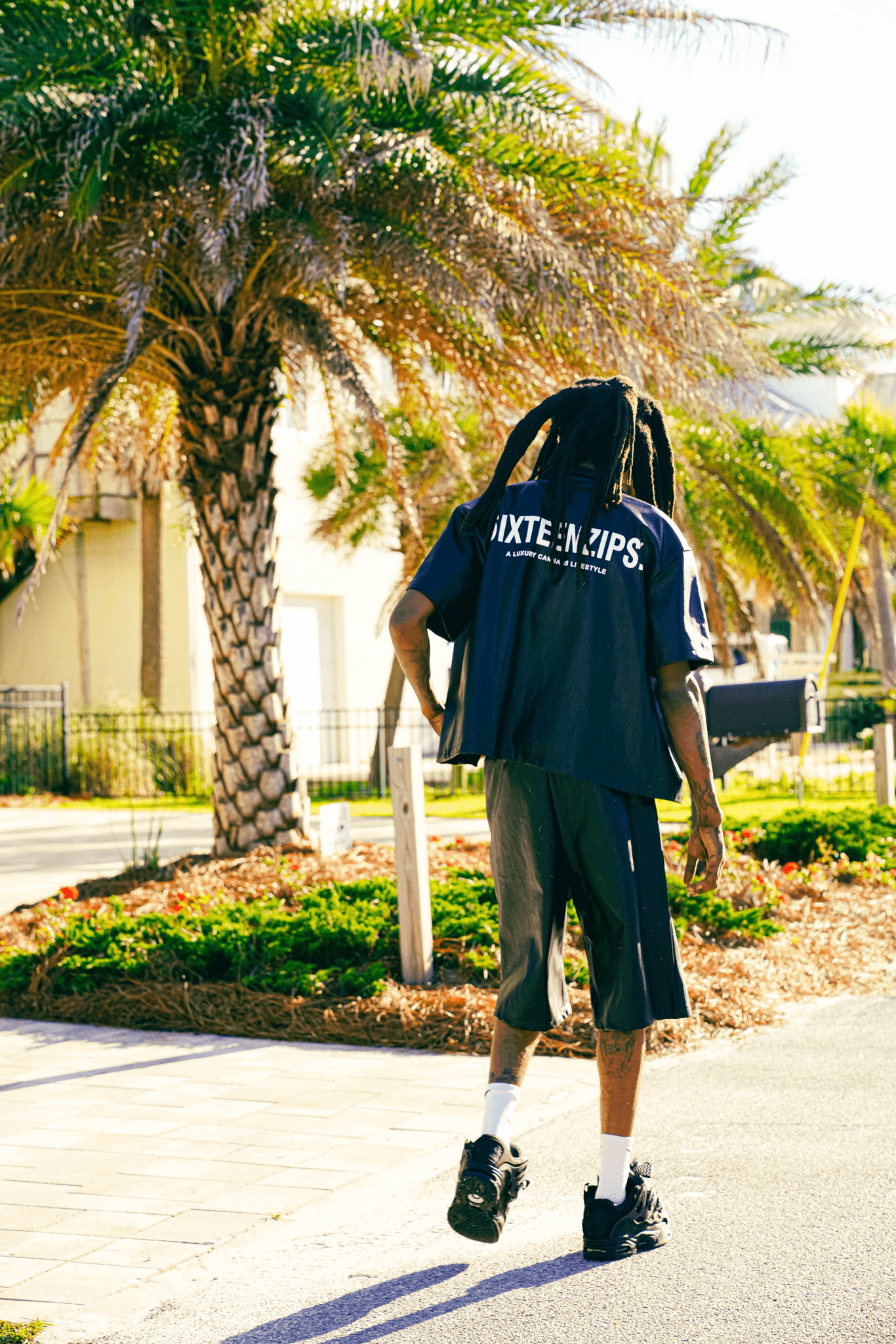 “OG” Logo Leather Shorts - 6IXTEEN Zips