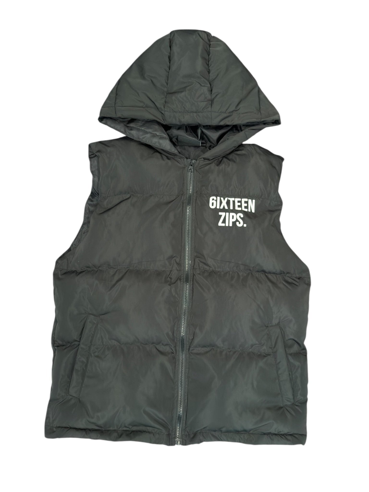 “OG LOGO” Puffer Vest - 6IXTEEN Zips