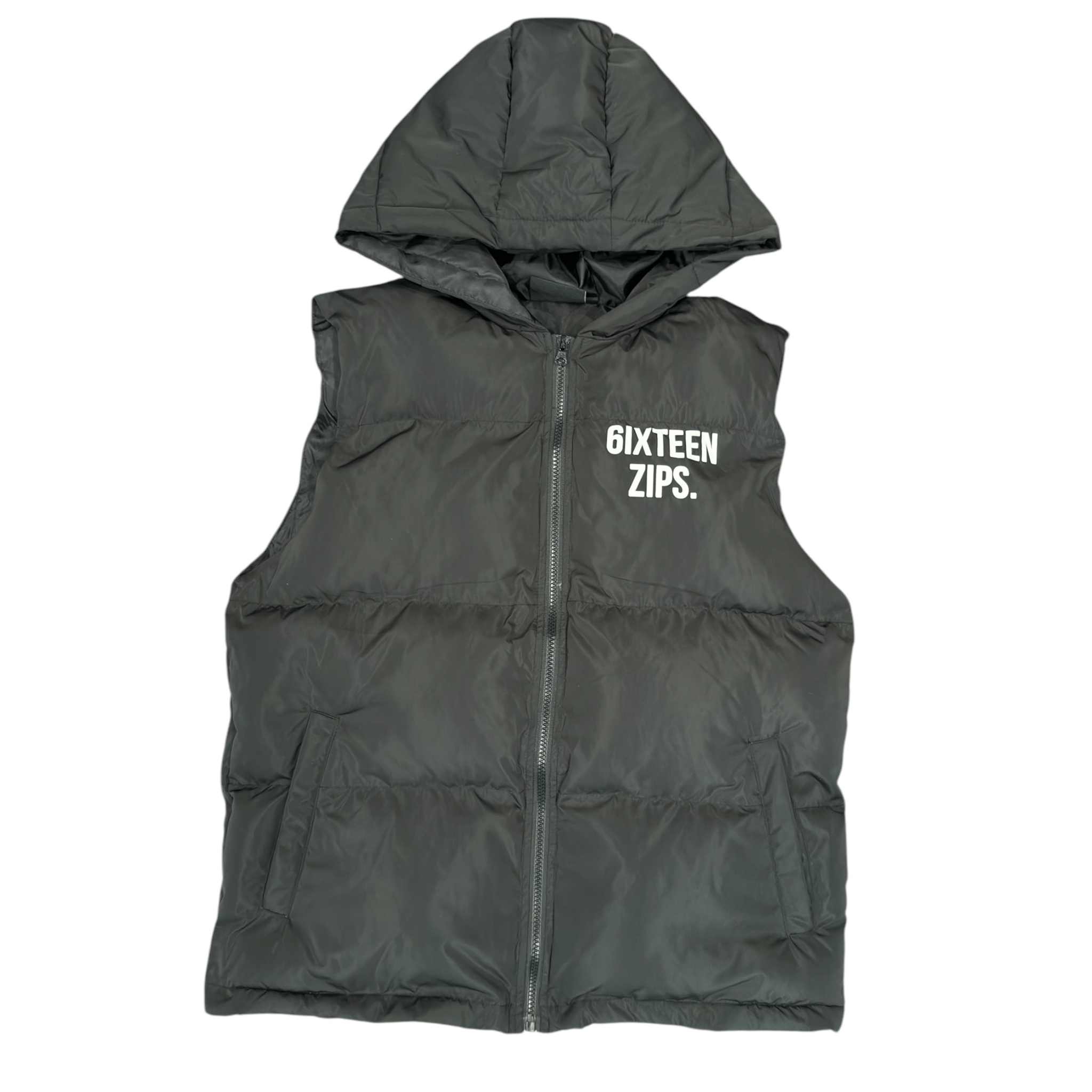 “OG LOGO” Puffer Vest - 6IXTEEN Zips