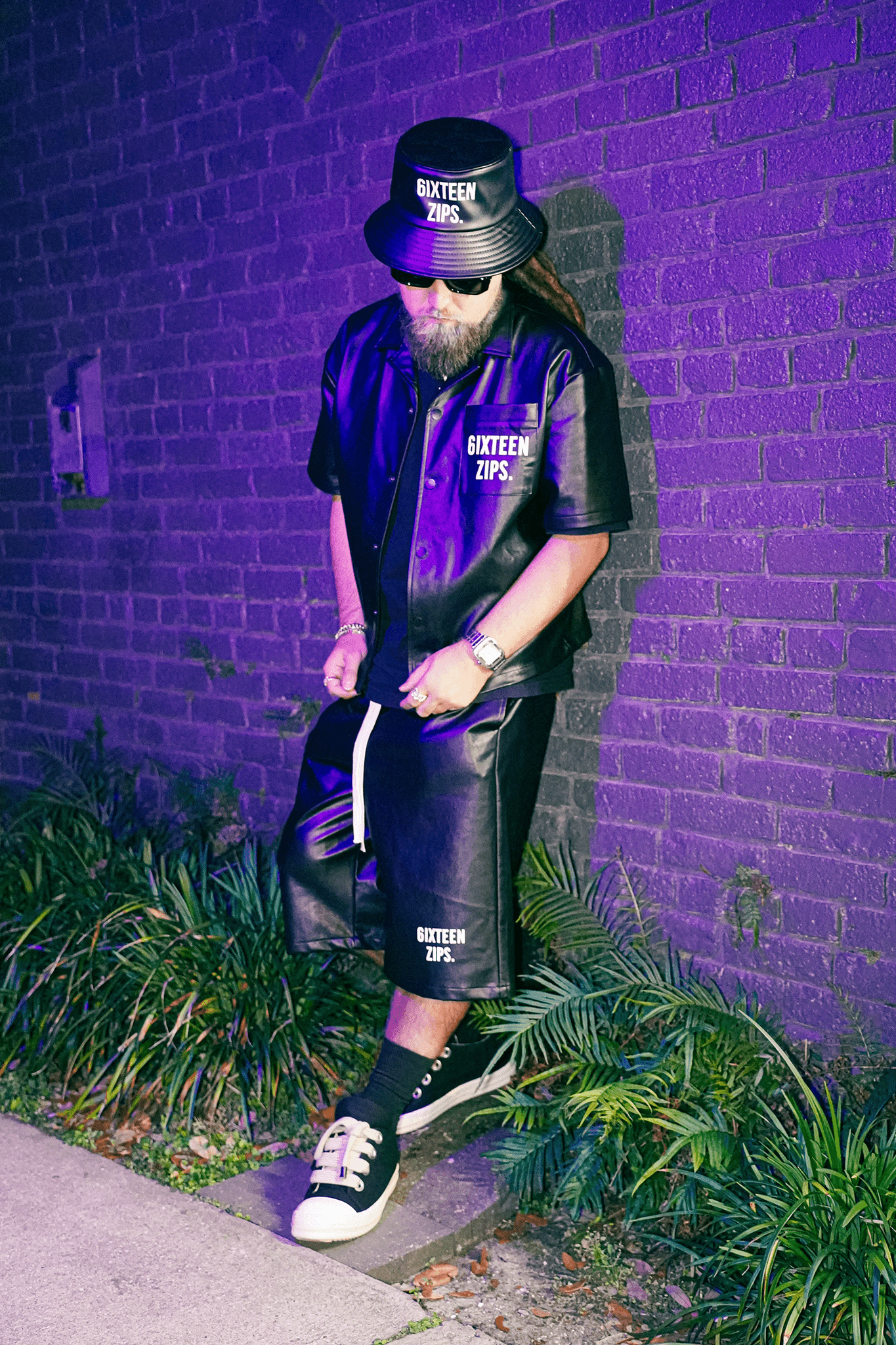 (**PRE - ORDER**) “OG Logo” Leather Bucket Hat (READ DESCRIPTION) - 6IXTEEN Zips