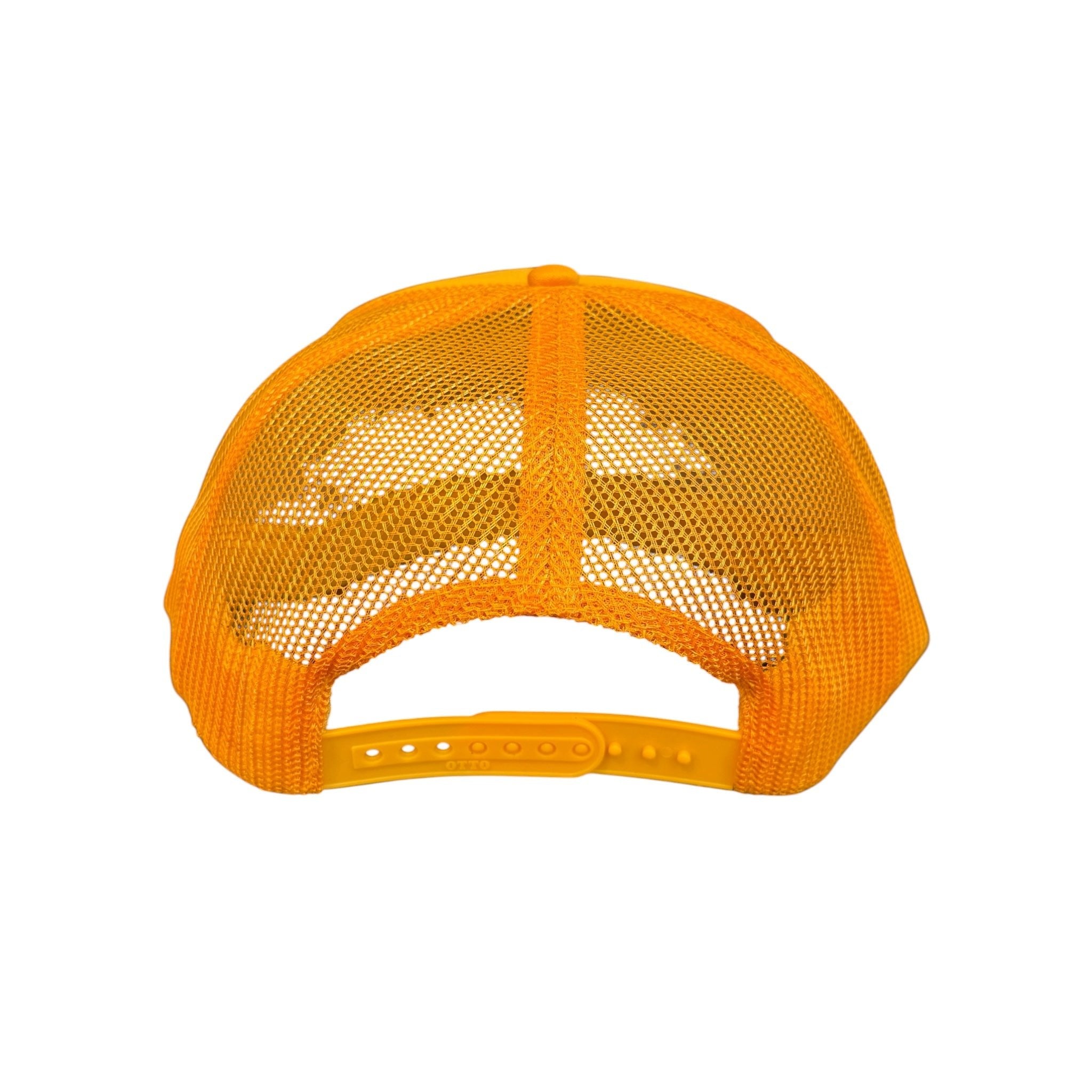 Yellow Gold “OG Logo” Trucker Hat - 6IXTEEN Zips